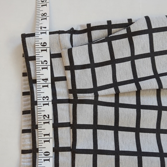 Monroe & Main Square Pleated Pull On Pants LARGE Black Gray Pockets - Picture 12 of 14